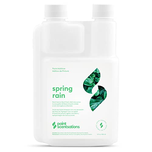 Spring Rain Odor Control Paint Additive | Air Freshener for Home | Last Up to 4 Months | Mix 1oz for Every 1 Gallon of Paint | 10oz Bottle