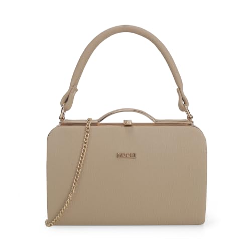 Image of Mochi Women Party /Fashion Fabric Soft Body Lock Closure Solid Clutches With 1 Pocket And 1 Compartments