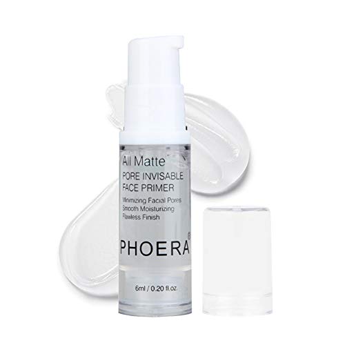 PHOERA Face Primer Natural Matte Makeup Foundation Primer Pore Invisible Oil-control Cosmetic, Great Choice and Gift for Girls.