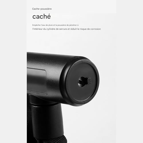 Cadenas à chaîne pour vélo électrique antivol sécurité VTT