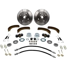 EMPI Front Drum Brake Kit - Compatible with Volkswagen Type 1 Beetle 1969-1977