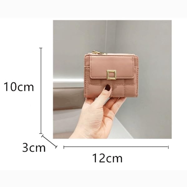 Women's Wallet, Women's Zipper Buckle, Large Capacity, Multi Card Carrying Bag, Zero Wallet(D)2