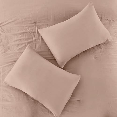 Image of Modern Threads - Comforter Set - Down Alternative Brushed Microfiber - Elegant All Season Bedspread Set - Includes Comforter, Shams, & Decorative Pillow - Luxurious Bedding - Peony Silver, Queen