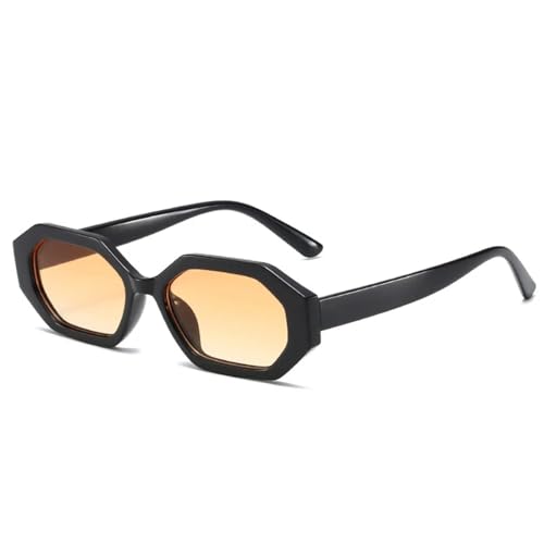 Fashion Small Polygon Sunglasses Women Jelly Color Gradient Shades Uv400