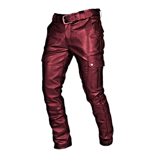 Pantalon de moto pour homme Haitpant en similicuir souple idéal pour vos virées et trajets urbains