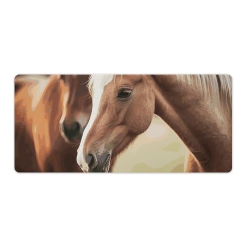 Tapis de souris adorable motif cheval pour embellir votre bureau maison