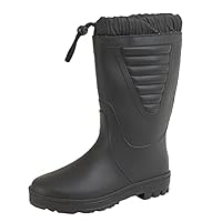 Stormwells Tie Top Polar Mens Wellies Black W226A