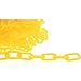 PRO-SAFE Yellow Plastic Barrier Chain: 2-inch x 3/8-inch Links, 100-foot Length