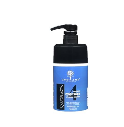 Image of Crystal Tree Nanoplastia Smoothing Hair Conditioner with Advanced Nanoplastia Technology for Frizz Control, Deep Hydration, and Long-Lasting Smoothness 400ml