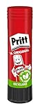 Pritt Klebestift, sicherer und kinderfreundlicher Kleber für Kunst und Bastelarbeiten, starker Klebstoff für Schule & Bürobedarf, 1x 22 g Pritt Stift, 9H PK611