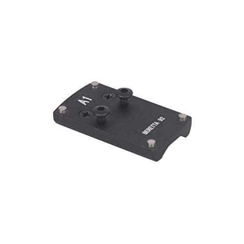 Vector Optics Sphinx Mini Red Dot Scope Sight Mount Base for Pistol Glock, M1911, SIG Sauer P226, Baretta 92, Springfield XD, Smith & Wesson, M&P, HK USP (Black) (Beretta 92)