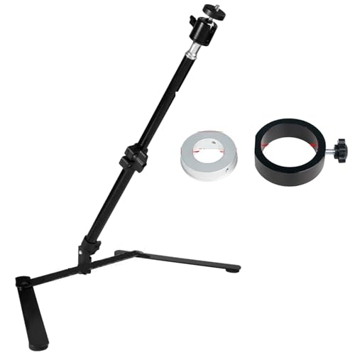 Cámara microscopio industrial de 48MP con lente 130X y soporte regulable para soldadura