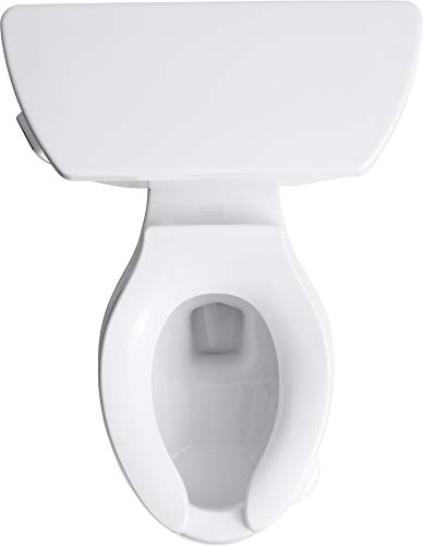 Kohler KOH3531-0 Wellworth Pressure Lite elongated 1.1 gpf toilet with left-hand trip lever, less seat White - image 2