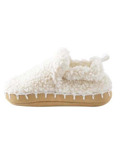 NEXT Baby Mädchen Standard Kuschelige Schlupfschuhe Neutral 19