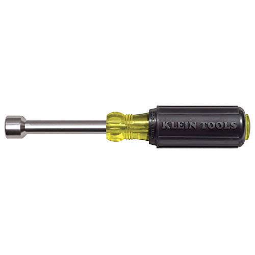 Klein Tools 630-1/2M Nut Driver, 1/2-Inch Magnetic Tip, 3-Inch Shaft, Made in USA