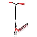 Zinc Icon 2.0 - Patinete para Acrobacias, Color Rojo y Negro