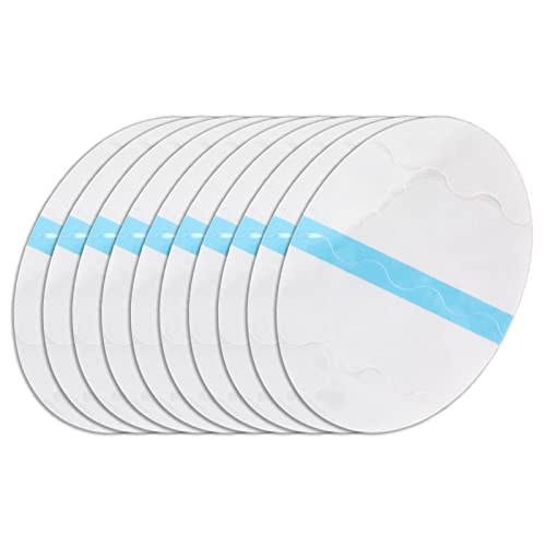 Sonew 10 Stück Oberschenkel-Anti-Reibungs-Pads, Einweg-Knie-Waden-Anti-Scheuer-Pads, Unisex, Unsichtbare, Selbstklebende Schweiß-Oberschenkelbänder für Den Außenbereich, Klare Farbe