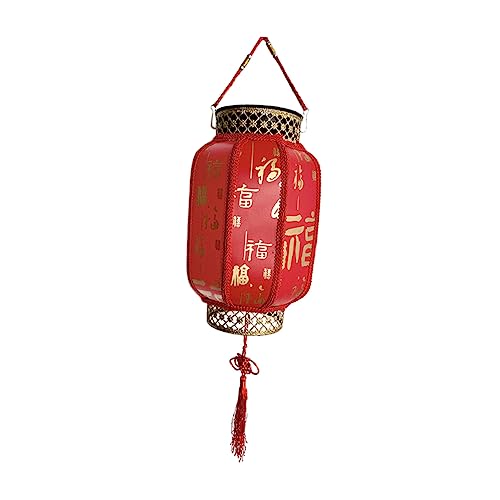 Angoily Solar Lantern Solar Powered Hanging Lantern - Autumn Festival Lanterns Outdoor Pendant Light Outdoor Patio Decor Decorations Flocking Cloth Shine