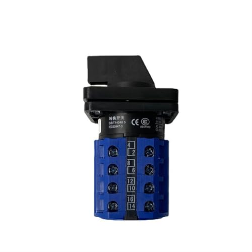 Interruptor de leva giratorio LW39B-16/4 de 8 posiciones y 4 polos 690V 16A 4
