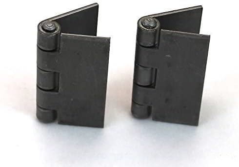 Bobco Metals Heavy Duty Weldable 2 Pairs 4" x 4" Gate Hinges-Steel Butt Hinge /HVY Gates Doors