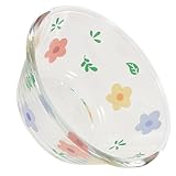 Coupe à dessert décorative – en verre sélectionné, sain et transparent, coupe à fruits décorative