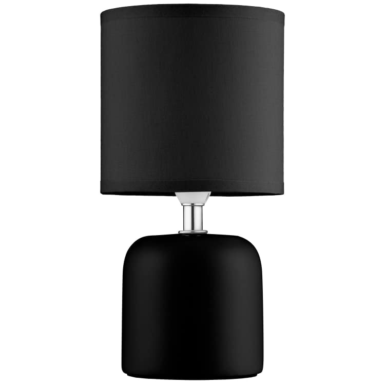RA-HOMESTORE® New Subtlety Elegant Manhattan Polyester Shade Mini Lamp, Perfect for Any Desk or Table, (12 x 23cm), Green (Black) — image 1