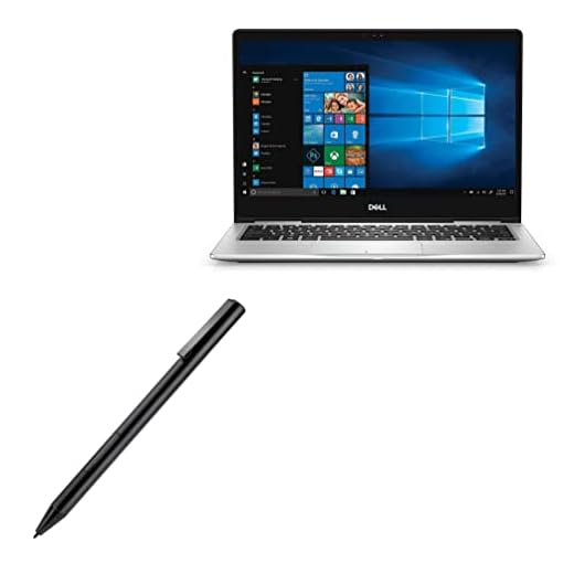 BoxWave Stylus Pen Compatible with Dell Inspiron 13 7000 2-in-1 (13.3 in) - ActiveStudio Active Stylus 2019, Electronic Stylus with Ultra Fine Tip - Jet Black