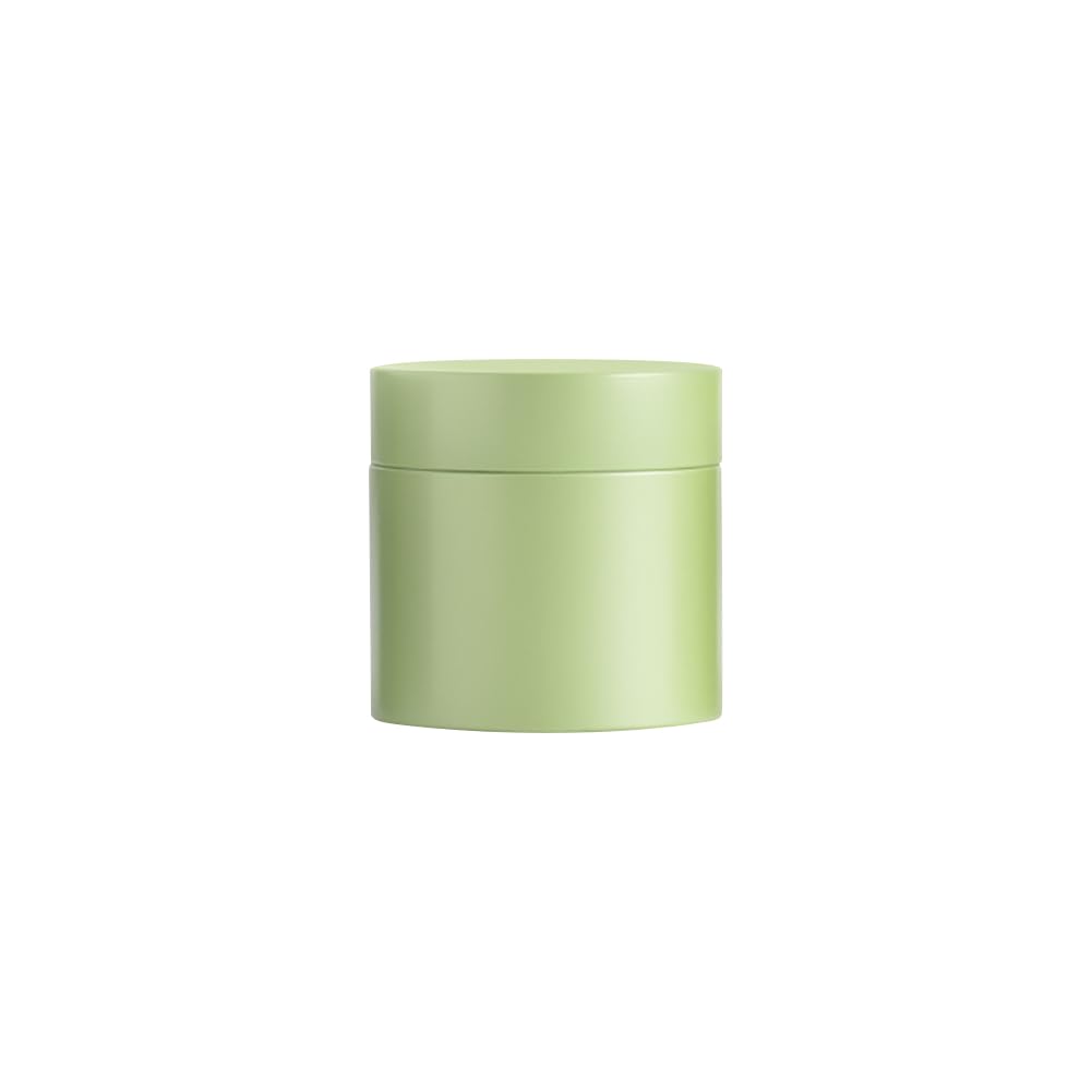 FSSTUD Empty Matcha Tin Container Loose Leaf Tea Storage Canister Metal Airtight Spice Jar Small Round Powder Tin Can Coffee Bean Organizer Canister with Lid for Home Kitchen
