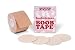 Boobalicious Boob Tape and 5 Pairs of Adhesive Nipple Covers. Instant Invisible Strapless Lift Up Bra Style for Women with Large or Small Breasts. A to E Cup Size (Nude)