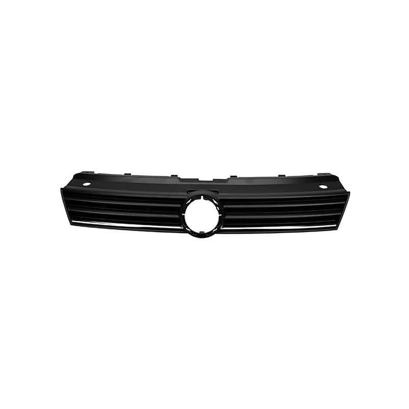 Grille de calandre avant Volkswagen Polo 5 2014-2017 noire chromée : carrosserie auto