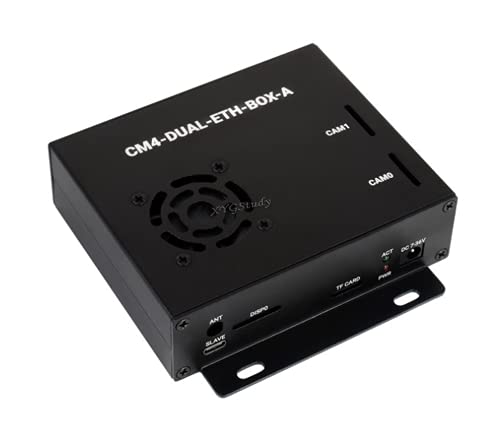 Dual Gigabit Ethernet CM4 Mini-Computer with Metal Case