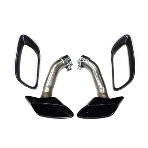 Escape para X6 E71 35i 2008-2013 con punta de silenciador Black A