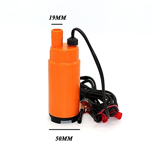 ZTBH Boosterpumpe aus Edelstahl für Rasen-Jet-Pumpen DC 19mm Schlauch, Tauchbilgepumpe for Diesel/Öl/Wasser/Kraftstoffübertragung, mit Schalter für Hausgarten Wassertransport Bewässerung