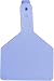 Z Tags 25 Count 1-Piece Blank Tags for Cows, Blue