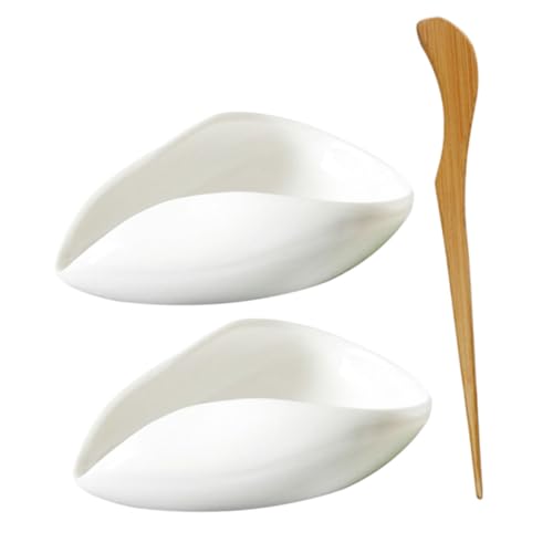 JECOMPRIS 1 Set Tea Leaf Scoop Coffee Bean Display Plate Tea Accessory Coffee Beans Travel Design