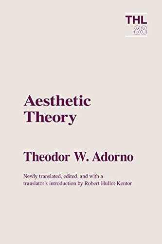 Aesthetic Theory (Theory and History of Literature Book 88)
