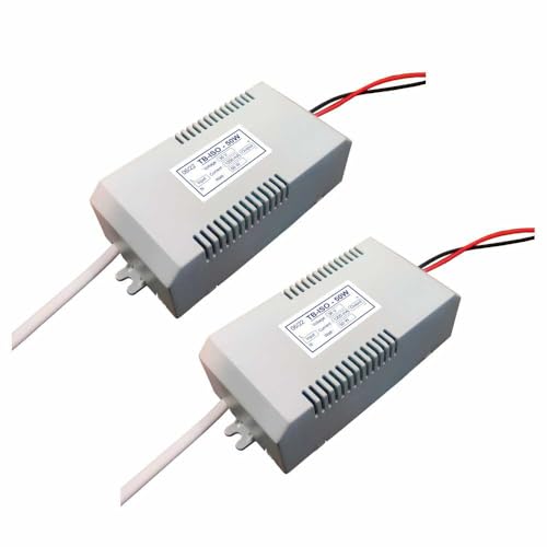 Image of TECHNOBEAM 50W BIS Certified Isolated Driver 36V-1200mA With Red & Black Wire for COB Light, Track light, Linear Lights,Pack2