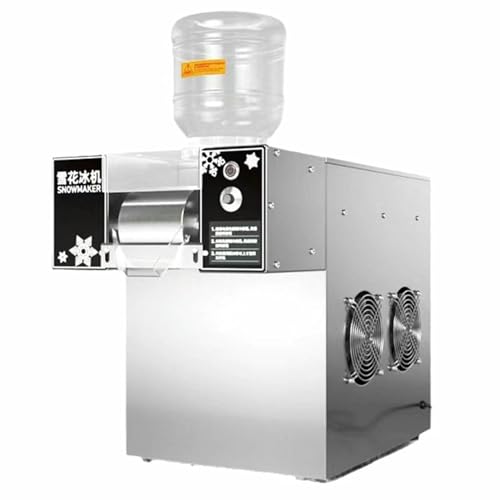 Máquina De Hielo De Copos De Nieve Automática Comercial Para Conos De Nieve Aplastados Y Postres De Hielo Afeitado, Ideal Para Restaurantes, Camiones De Alimentos, Tiendas De Leche Y Uso Doméstico