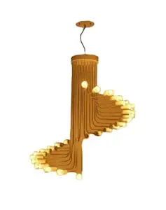 MAHIRA Handicraft Stylish Electric Hanging LAMP for Your BEROOM/Living Room/Drawing Room (Pack Pack of 2)