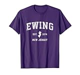 Ewing New Jersey NJ Vintage Athletic Sports Design T-Shirt