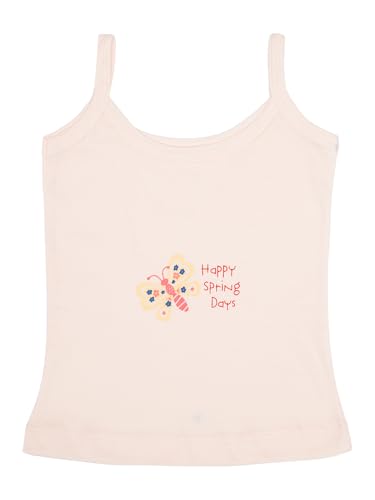 Image of BODYCARE Girl's Regular Fit Vest Dori Neck Sleeveless Assorted Pack of- 4