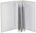 Pioneer Photo Albums 100-Pocket Moire Cover Album with Silvertone Oval Frame and Wedding Album Text for 4 by 6-Inch Prints, Ivory