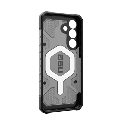 Image of Urban Armor Gear UAG Pathfinder Clear Rugged Military Grade Dropproof Impact Resistant Protective Case /Cover Designed for Galaxy S25 FE 5G (2025), Magnetic Charging Compatible - Ash /Black