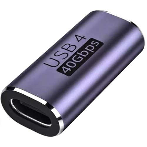 Image of REDWIND USB C Female to Adapter, 100W Coupler Extender, 40Gbps, PD 100W, 8K 60hz Video Extension Support 4 Cable for Thunderbolt 4 /3 for Laptop Tablet, Phone, Docking, MacBook,HUB