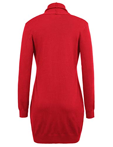 Image of GRACE KARIN Long Cardigan for Women Lightweight Open Front with Pockets | Oversized Cardigan Sweaters for Women, Soft Knit, Casual Fall Clothes, Layering Piece for Fall, Winter & Office Wear