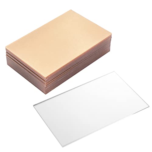 Gatuida 1 Juego Lámina Acrílica Transparente Planchas Metacrilato Transparente Planchas Acrílicas Transparentes Múltiple Blocs De Dibujo Placas De Acrílico Tableros De Acrílico 10 Piezas