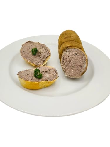 Hausmacher Leberwurst in der Krause | frisch vom Metzger Hausmannskost als Aufstrich fürs Brot | Wurst nach DDR Rezept ca. 500g
