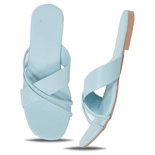 Image of Women's Lightweight Flip Flops | Comfortable Daily Wear Chappals | Soft Insole Slip-On Slippers for Girls & Women