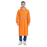 Poncho Impermeabile Unisex Con Strisce Riflettenti - Per Trekking E Pesca - Foto 11