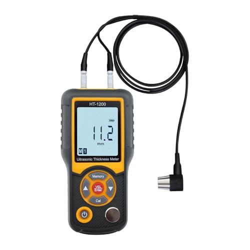 Medidor de espesor digital HT-1200 LCD ultrasónico herramienta de medición rango de inspección in situ miniatura 7